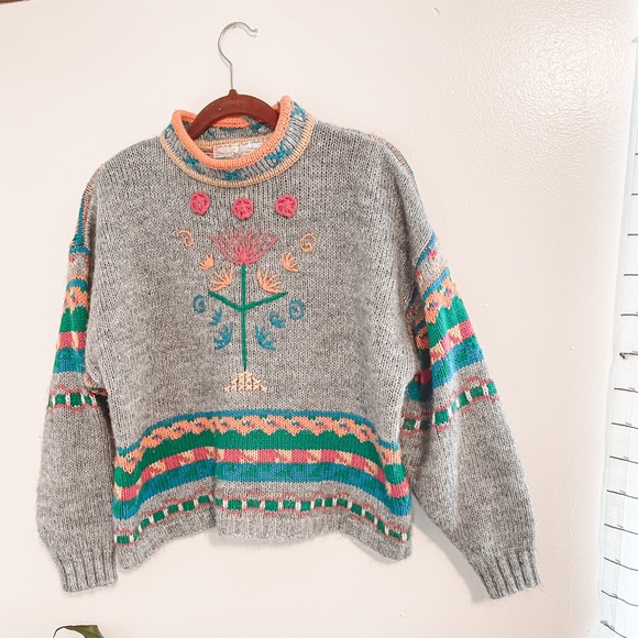 Vintage One Of a Kind Knit Genesis Sweater - Picture 9 of 9